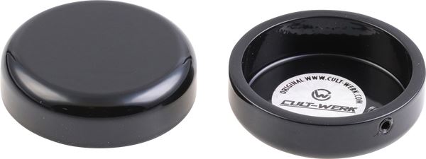 Cult Werk Fork Caps For Harley Davidson XL 1200 X 2014-2022 Black HD-SPO017