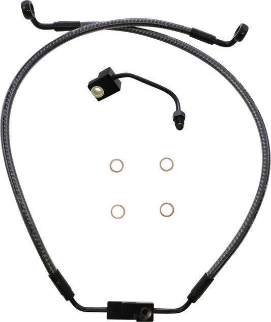 Magnum Shielding Lower Brake Line For Harley FXDF 1690 2012-2017 AS77006