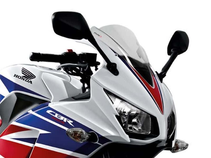 PUIG Z-Racing Screen Dark Smoke for Honda CBR300 R 15-17 7228F