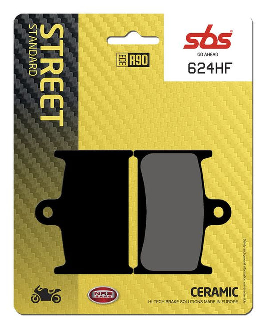 Sbs Ceramic Organic Brake Pads For Triumph Thunderbird 1700 1988-2018 624HF