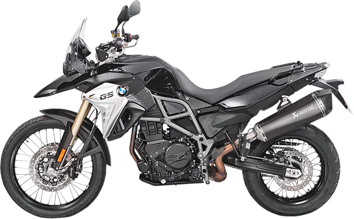 Akrapovic Slip-On Line Muffler TI Black For BMW F 800 GS 08-17 S-B8SO6-HZAABL
