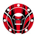 Puig Radikal Fuel Cap Protector Red 4254G