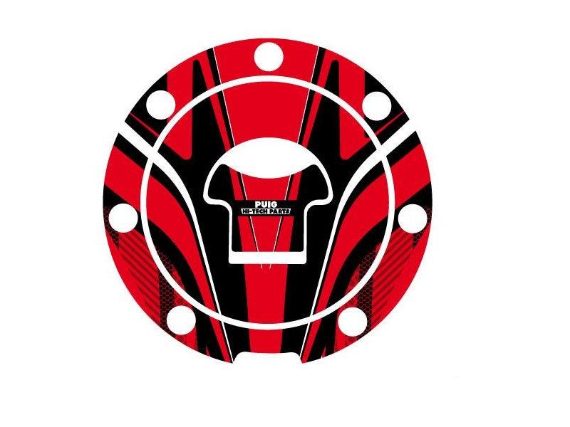 Puig Radikal Fuel Cap Protector Red 4254G