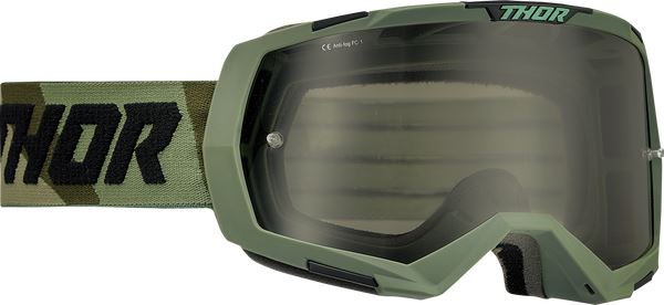 THOR Regiment MX Motorcross Goggles White/Red/Blue 2023 Model
