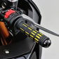 Daytona Grippy Grip GGD-Tapered-SP Yellow 22mm Open End Grips Pair 25165