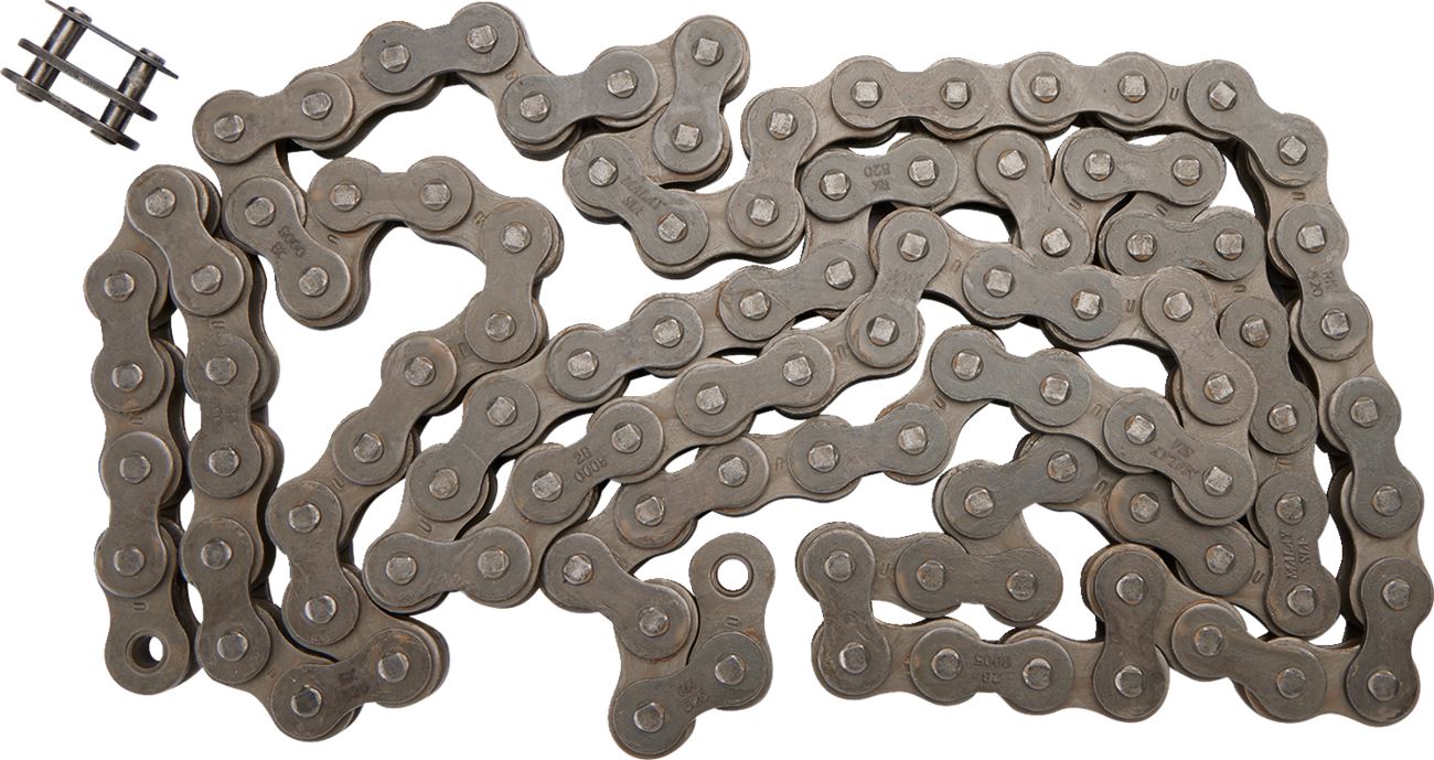 RK Motorcycle Drive Chain M520 104L NONSEAL Silver 520104CL