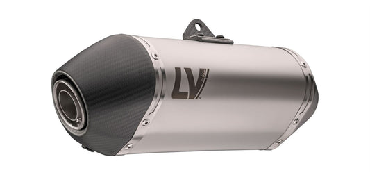Leovince Muffler Lv-14 For Yamaha XTZ 700 D 19-24 Silver Stainless Steel 15609