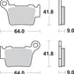 Sbs SI Offroad Sintered Brake Pads For Husqvarna FC 350 2004-2026 Set of 2 791SI