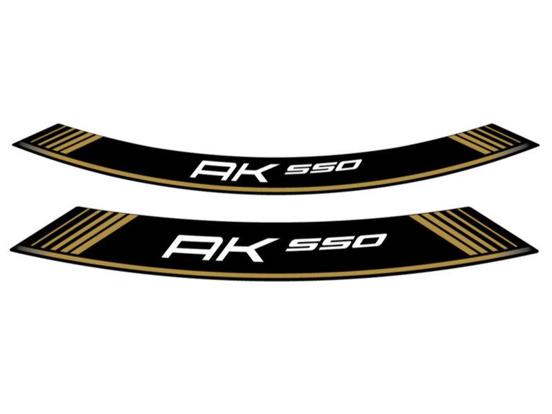 Puig Wheel Rim Stickers Gold 20533P