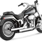 Vance & Hines Straightshots Chrome Steel For HD FLSTSB 1584 86-11 17817