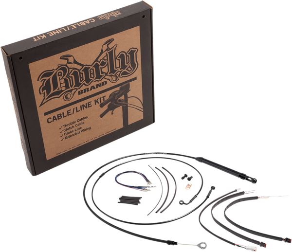 Burly Brand Jail Bar Cable Kit For Harley Davidson FXLRS 1923 2018-2025 B30-1262