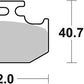 Sbs SI Offroad Sintered Brake Pads For Yamaha XSR 125 1989-2024 632SI