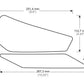 PUIG Side Tank Pad Protector Black for Kawasaki Ninja 400 18-20 20076N