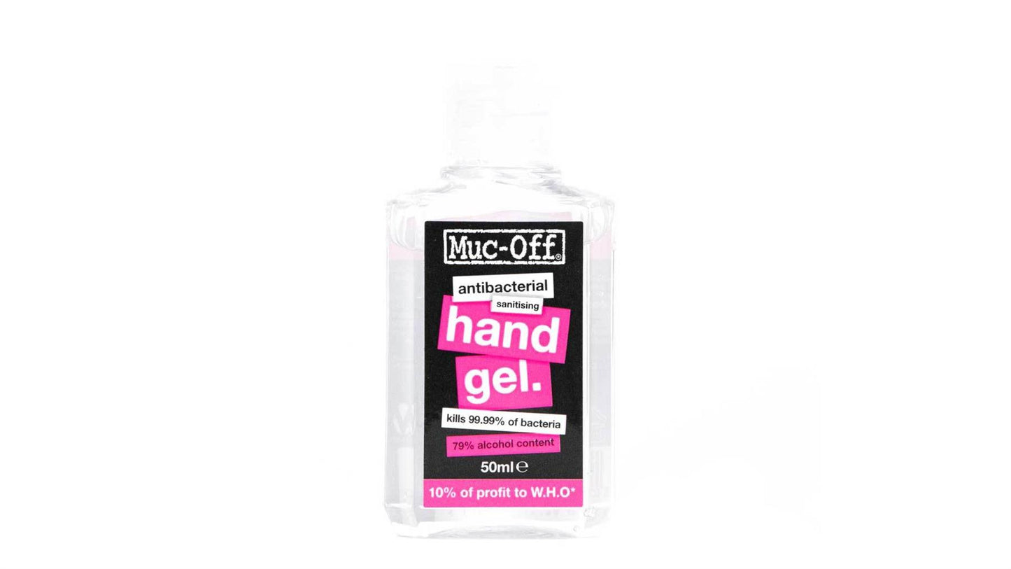 Muc-Off Antibacterial Sanitising Alcohol Hand Gel 50ml Pocket Size