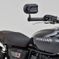Daytona Bar End Mirror Black Aluminum Short Stem CNC Finish 30mm Clamp 80762