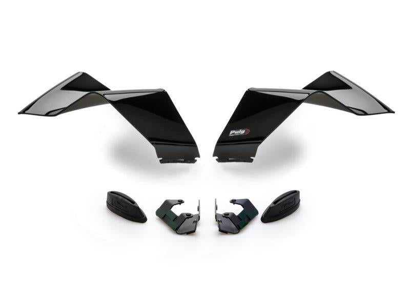 PUIG Downforce Spoilers Black for Yamaha YZF R1/M/Race 20-25 20523N