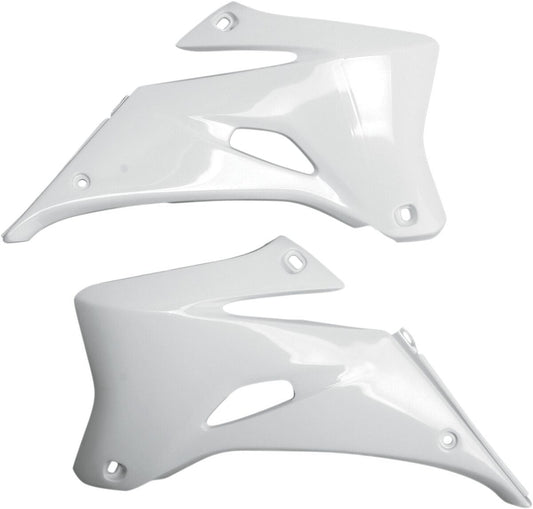 UFO RADIATOR COVERS YAMAHA YZ250/450F WHITE YA03882-046