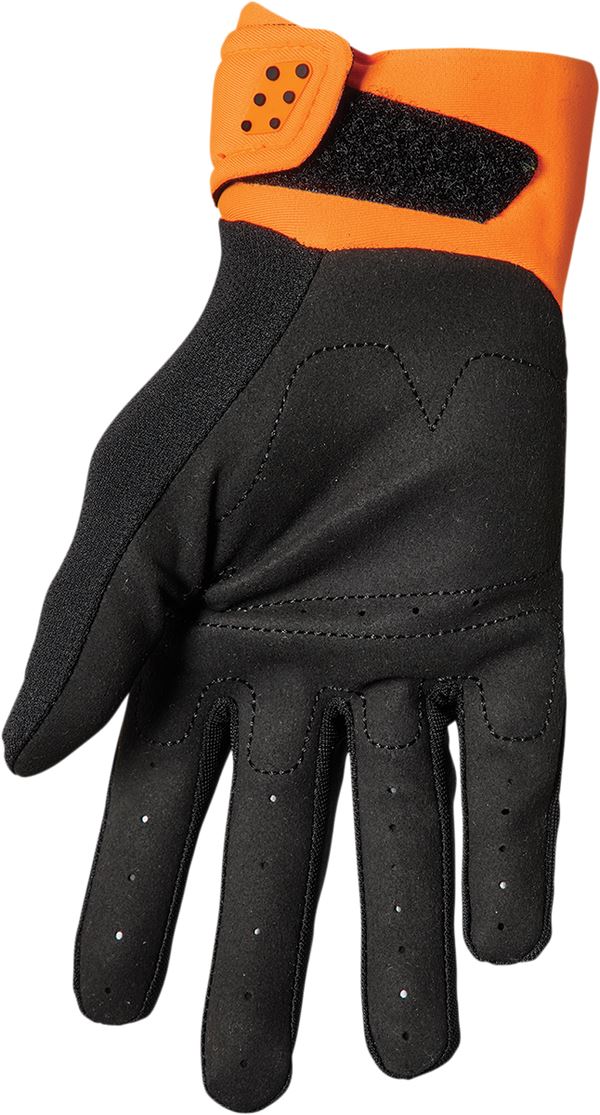 THOR Youth Spectrum MX Motorcross Gloves Black/Orange 2023 Model