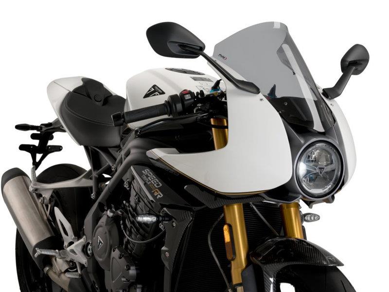 PUIG R-Racer Screen Light Smoke for Triumph Speed Triple 1200 RR 22-25 21262H