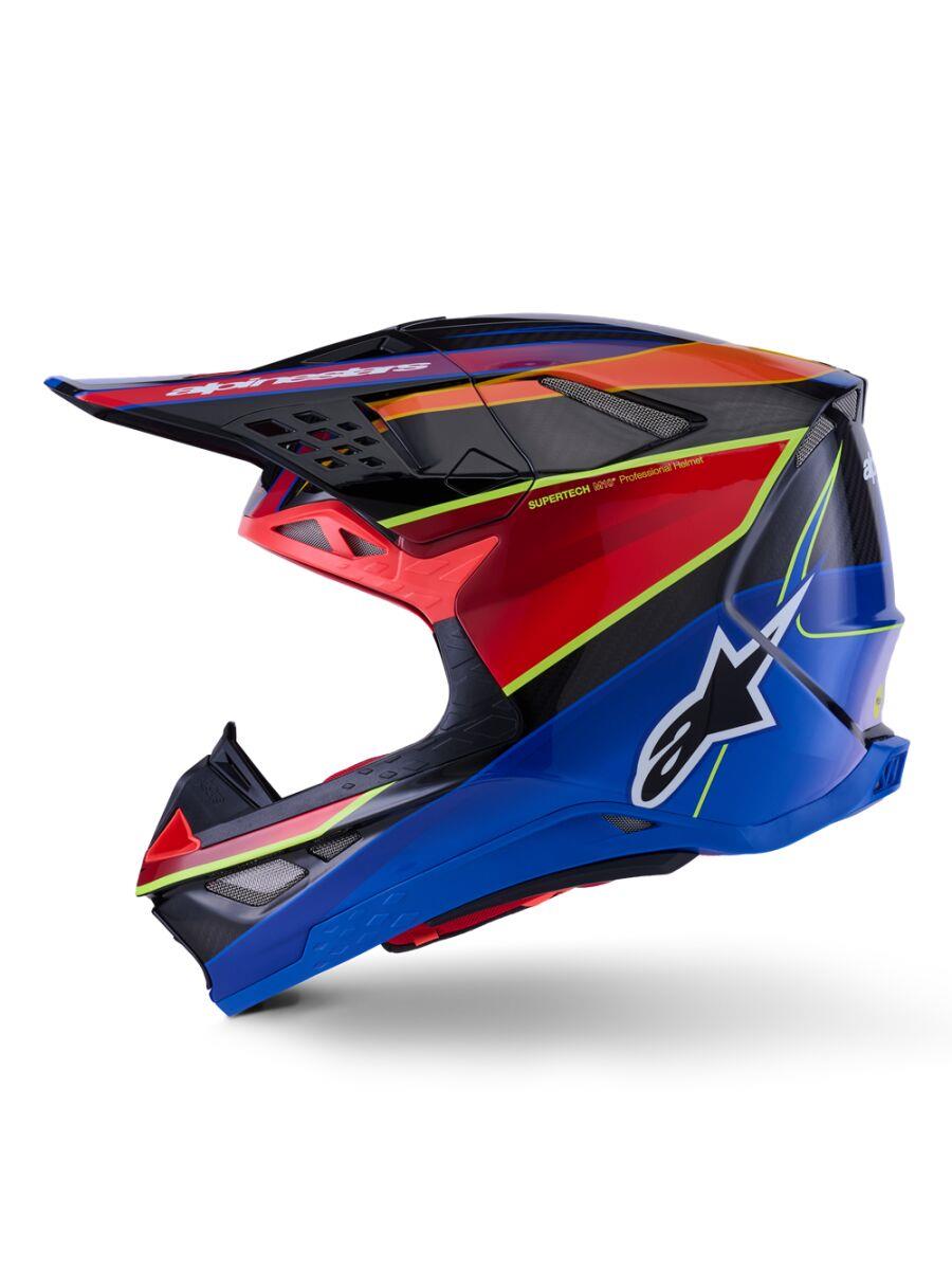 ALPINESTARS Supertech M10 Era MIPS® Helmet BLUE/RED/YL 2025 Model