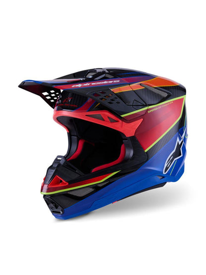 ALPINESTARS Supertech M10 Era MIPS® Helmet BLUE/RED/YL 2025 Model