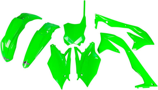 UFO COMPLETE BODY KIT KAWASAKI KXF250 FLUO GREEN KAKIT224-AFLU