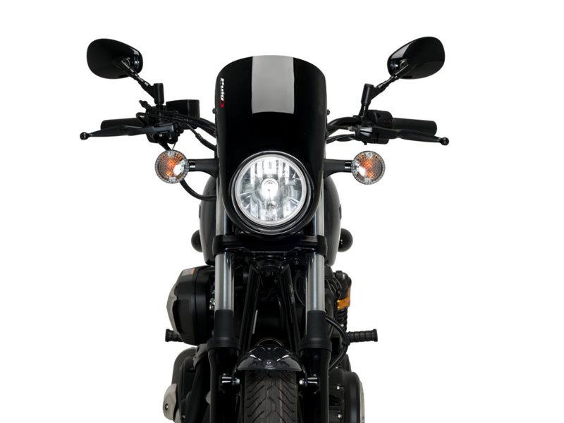 PUIG Anarchy Semi Fairing Black for Yamaha XV 950/R 14-20 21094N
