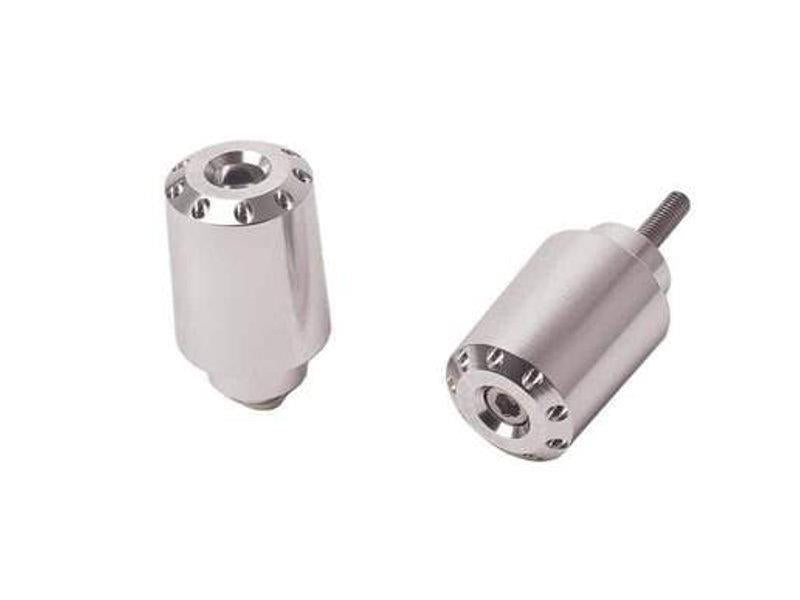 PUIG Long Bar Ends Silver for Yamaha MT-09 Tracer 15-17 9372P