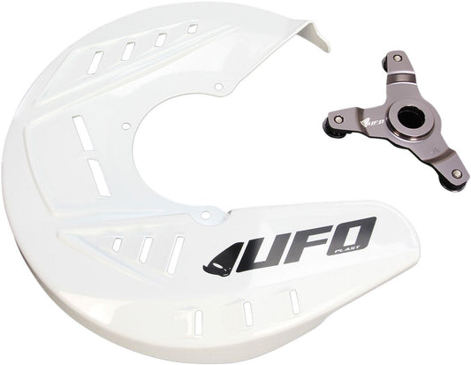 UFO FRONT DISC COVER KIT KAWASAKI KXF250/450 WHITE KA04741-041