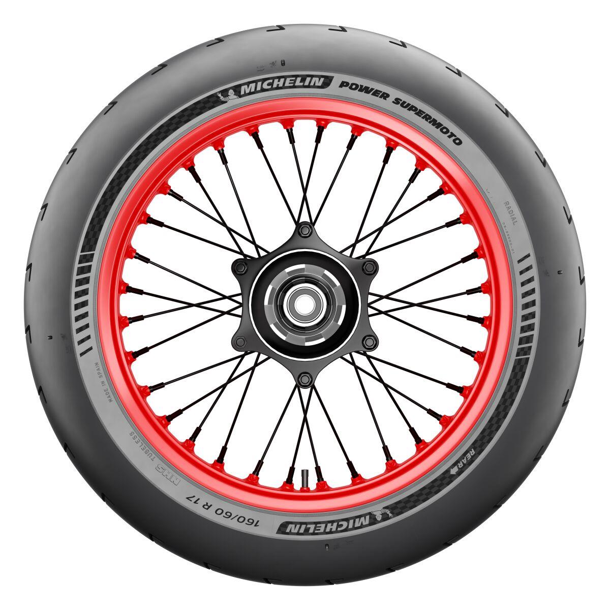 Michelin Power Supermoto Rear Racing Tyre 160/60R17 NHS TL 540164