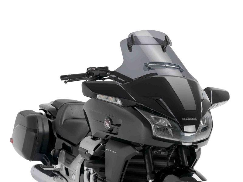 PUIG Touring Screen w/ Extender Light Smoke for Honda CTX1300 DX 14-16 7006H