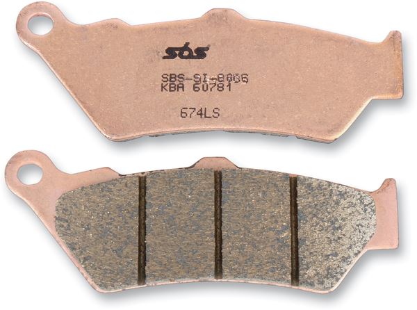 Sbs LS Street Excel Sintered Rear Brake Pads For BMW K 1600 B 1995-2024 674LS