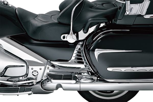 Kuryakyn Battery Box Cover For Honda GL 1800 2001-2010 Chrome Pair KUR3913