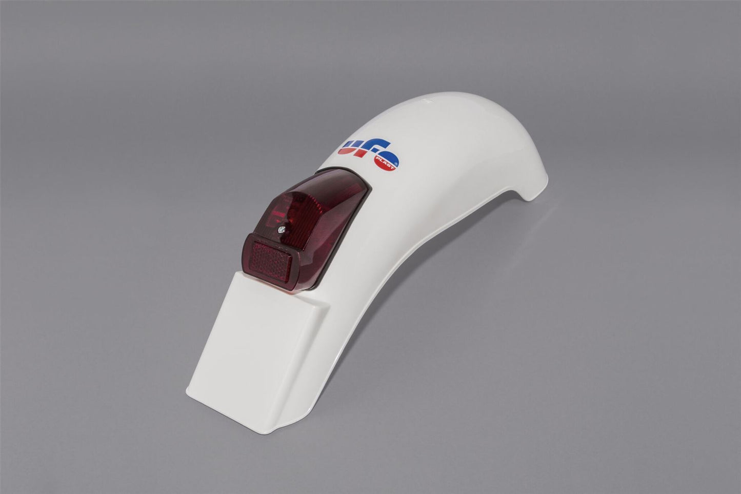 UFO VINTAGE UNI ENDURO REAR FENDER W/ TAILLIGHT (75-79) WHITE ME08025W