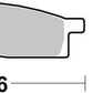 Sbs RSI Offroad Racing Brake Pads For Yamaha TT-R 125 LE 1986-2026 589RSI