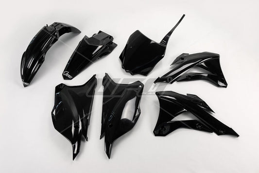 UFO COMPLETE BODY KIT KAWASAKI KX85 BLACK KAKIT222E001