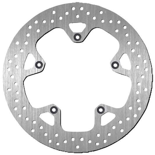 Sbs Brake Rotor Standard Round For Piaggio Beverly 500 2001-2016 Silver 5197