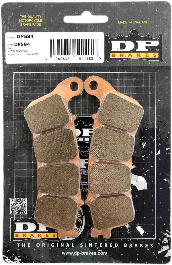 Dp Brakes Standard DP Sintered Brake Pads For Honda GL 1800 2018-2026 DP584