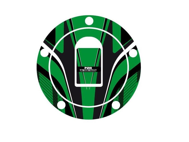 Puig Radikal Fuel Cap Protector Green 4481R