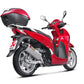 Akrapovic Slip-On Line Muffler SS/CF For Honda SH 300 I 16-20 S-H3SO4-HRSS