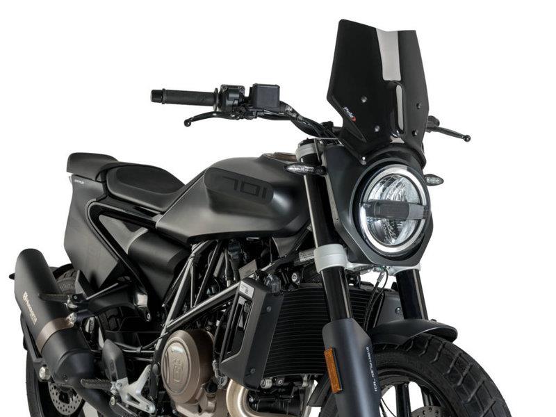 PUIG New Generation Sport Screen Black for Husqvarna Svartpilen 701 19-20 3858N