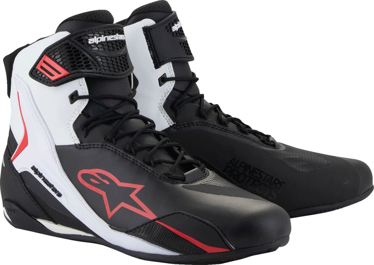 ALPINESTARS Faster-4 Shoes Black/White/Red