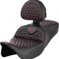 Saddlemen Honeycomb Roadsofa Saddlehyde Seat With Backrest For Harley Davidson FLHXS 1868 ABS 08-23 808-07B-189B4
