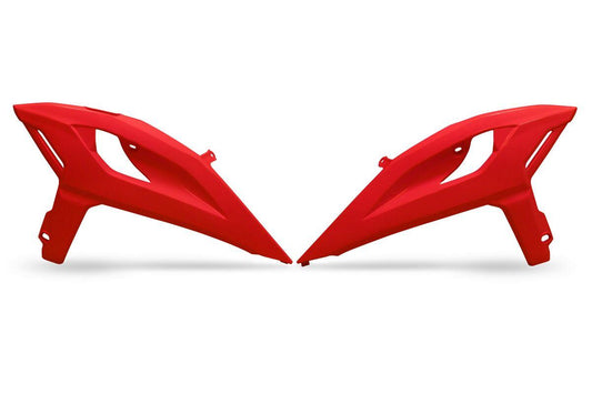 UFO Radiatior Cover For Beta RR 250 2025-2026 Red ABS Plastic Pair BE02008#063