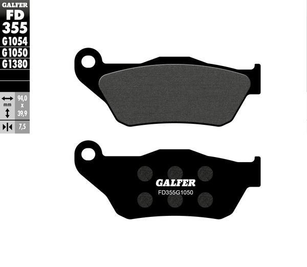 GALFER Brake Pad Organic Base FD355G1050