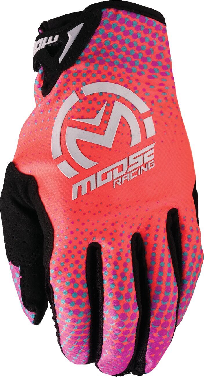 Moose Racing Gloves Sx1 Pink/Purple/Teal