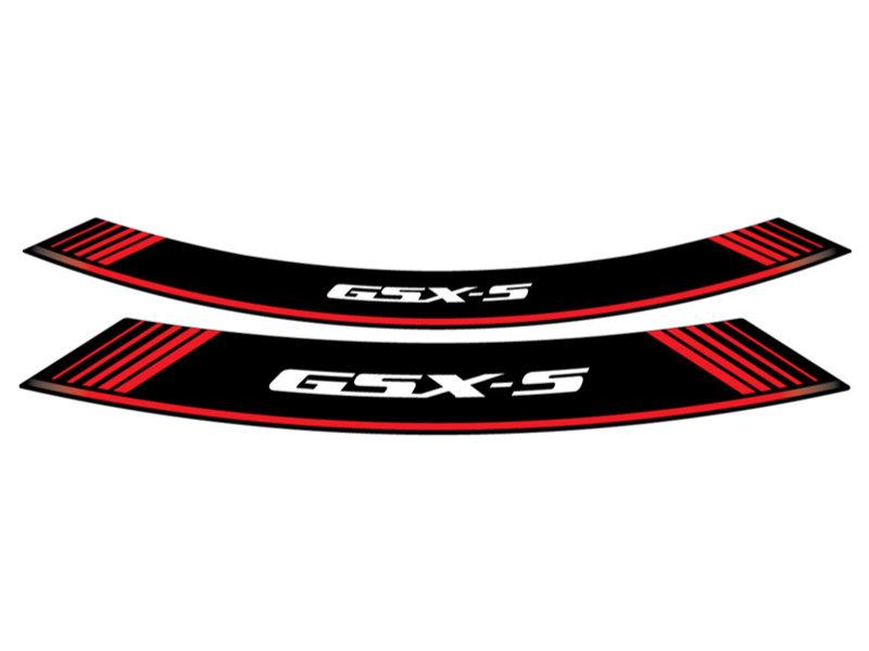 Puig Wheel Rim Stickers Red 9269O