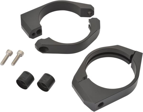 Daytona Fork Clamp Kit 57mm ECE Approved Black Billet Mounting Bracket 89863