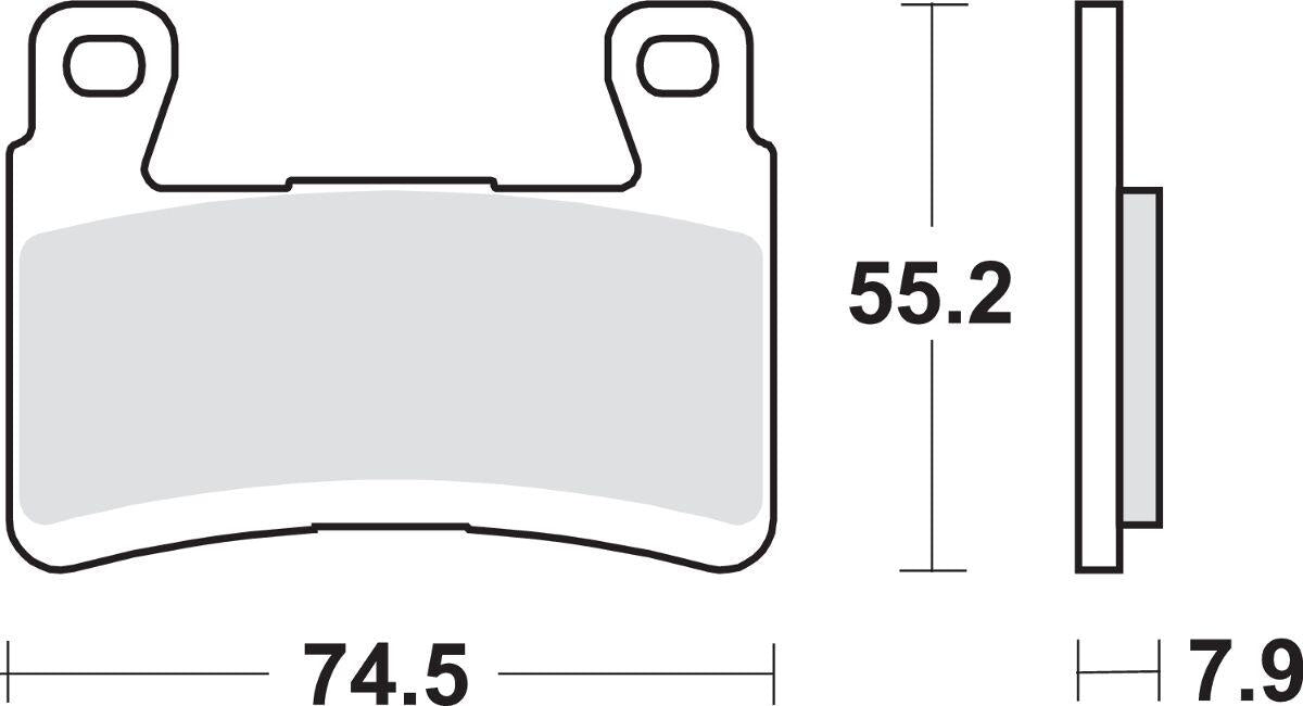 Sbs HS Excel Sintered Front Brake Pads For Kawasaki ZX-6 R 636 13-26 894HS