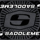 Saddlemen Branded Floor Mat Black Gray Logo L72" W48" FM-003